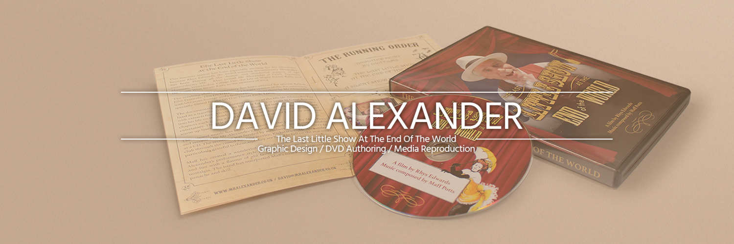 DVD authoring for Mr Alexander