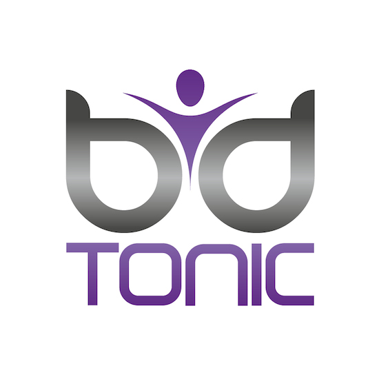 Finalised digital version of the BD Tonic logo designed by Dischro Creative